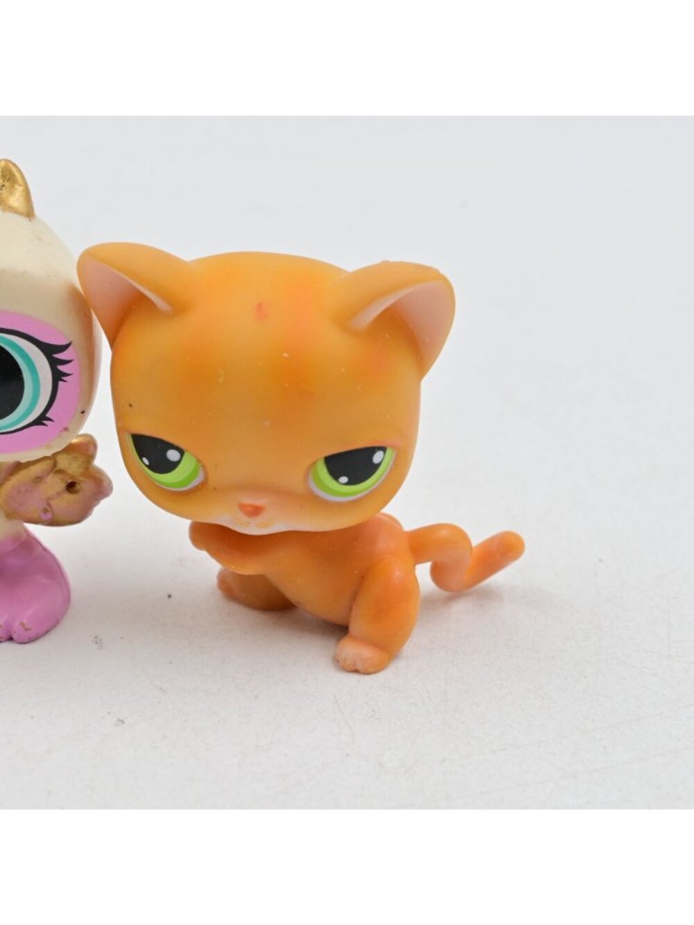 LPS Littlest Pet Shop Toy Lot Of 5 Animals Glitter Paint Splash Monkey Cat Bird - Picture 4 of 10